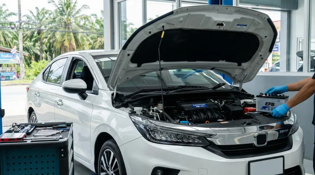 คู่มือดูแลแบตเตอรี่ Honda City e:HEV ภูเก็ต