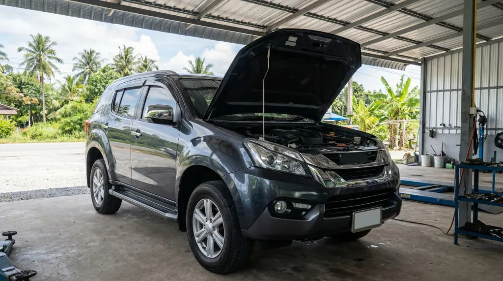 คู่มือเปลี่ยนแบตเตอรี่ Isuzu MU-X ทุกรุ่น ภูเก็ต