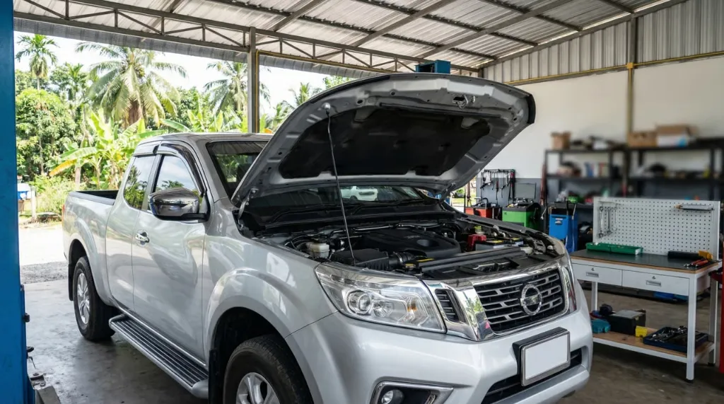 คู่มือเปลี่ยนแบตเตอรี่ Nissan Navara ทุกโฉม ภูเก็ต