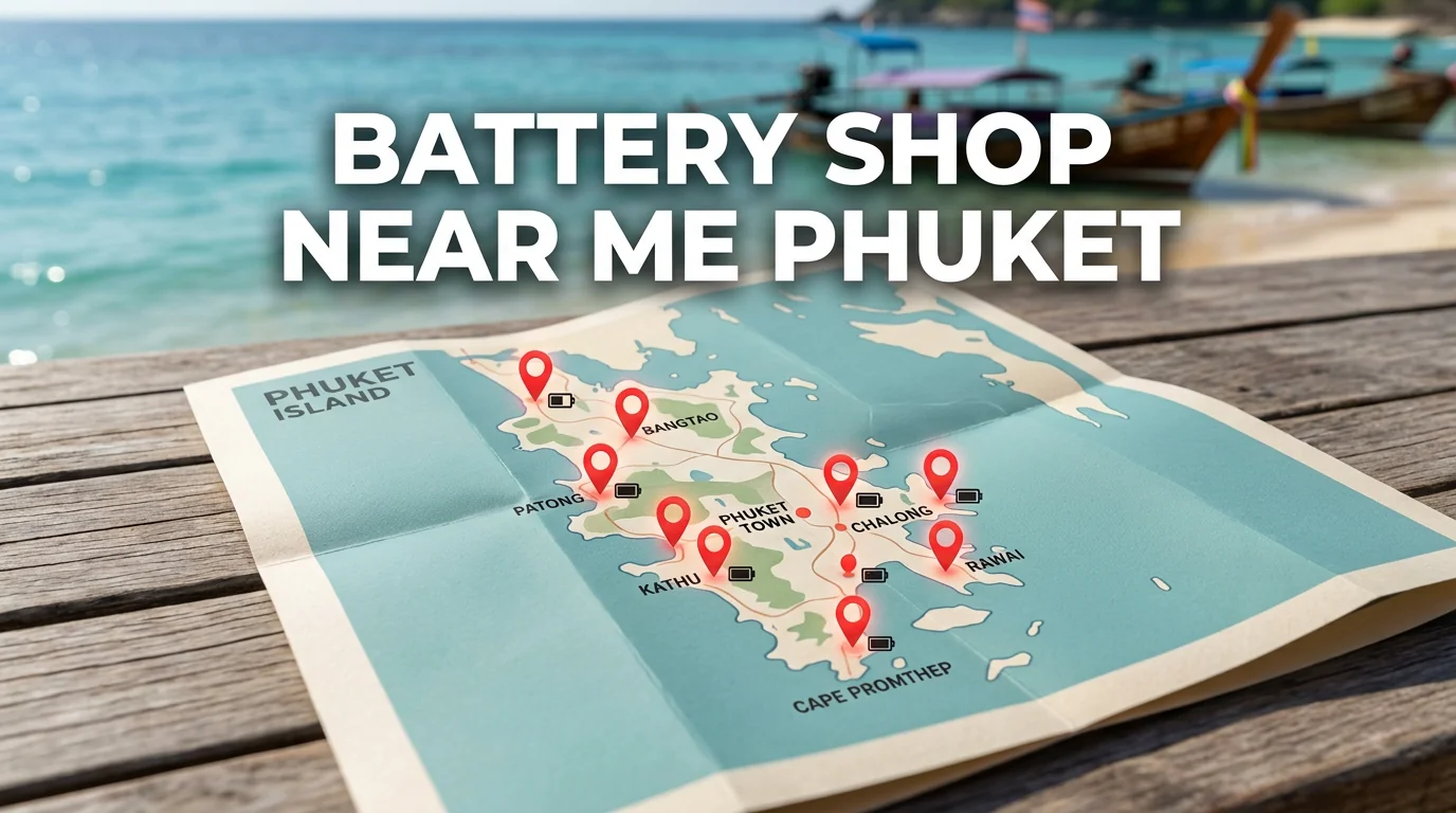 ร้านแบตใกล้ฉัน ภูเก็ต ไม่ต้องไปร้าน เราไปหาคุณถึงที่!